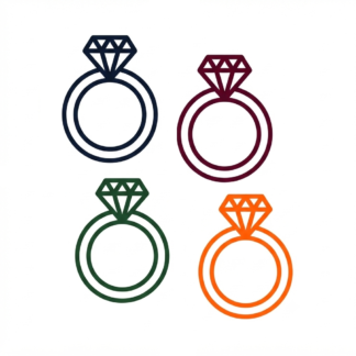 Set 4 anillos