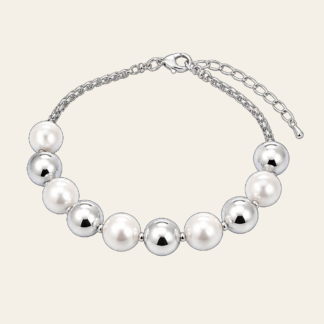Pulsera Perlas Alternadas