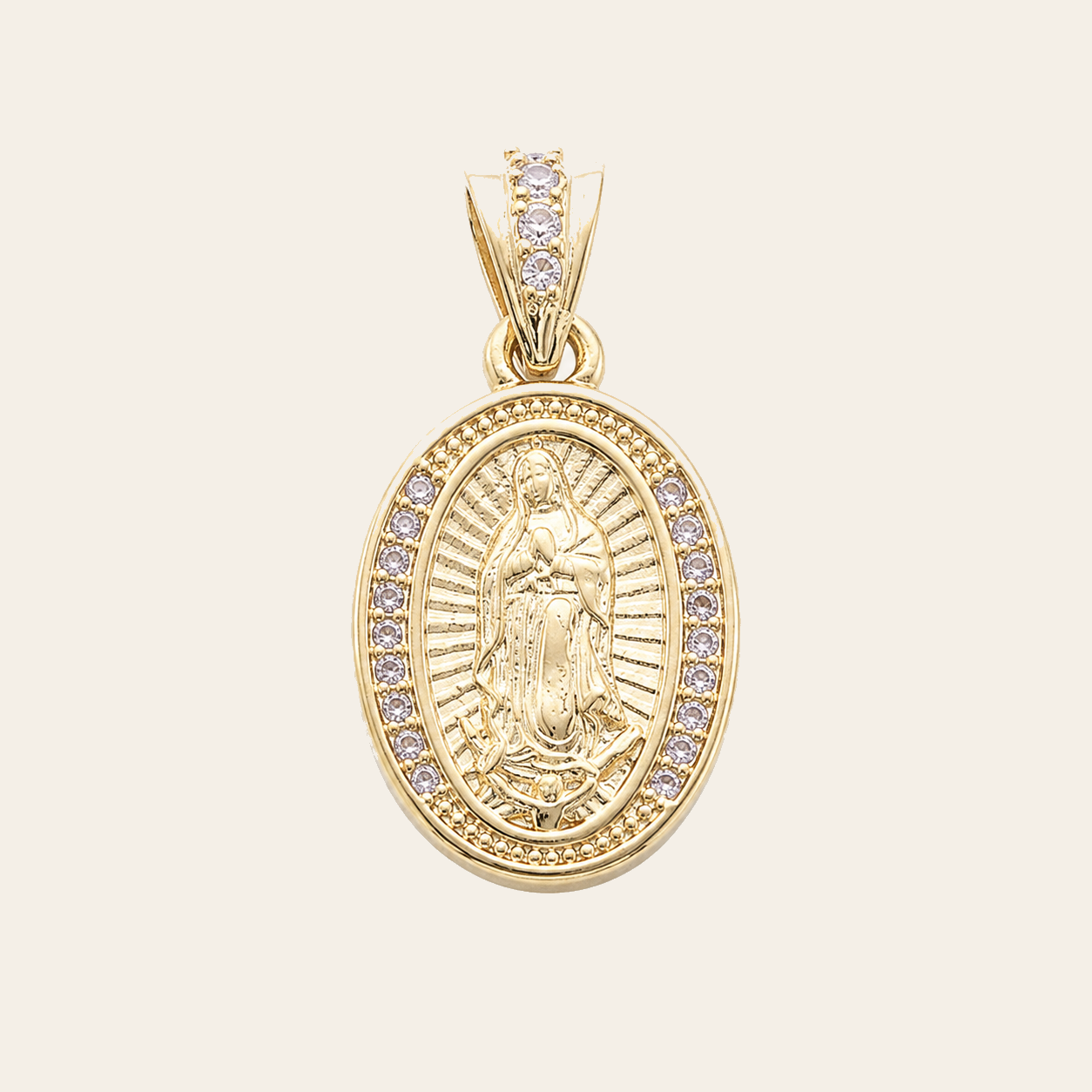 Dije Guadalupe de Rayos