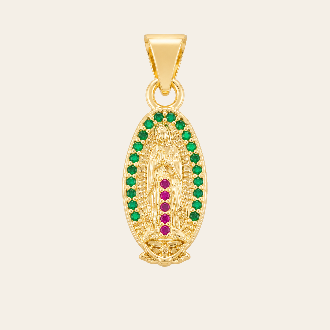 Dije Guadalupe Multicolor