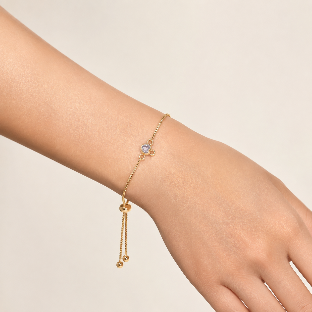 Pulsera Ajustable Corazón - Imagen 2