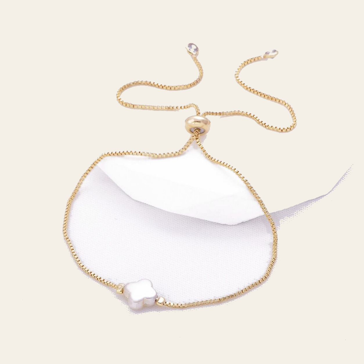 Pulsera Trébol Ajustable