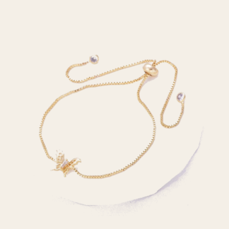 Pulsera Mariposa de Cristal