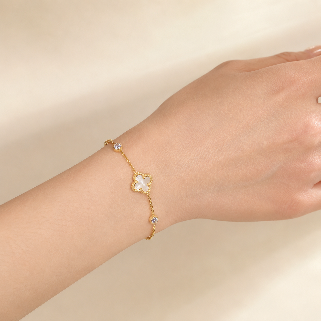 Pulsera Trébol Grabado - Imagen 2