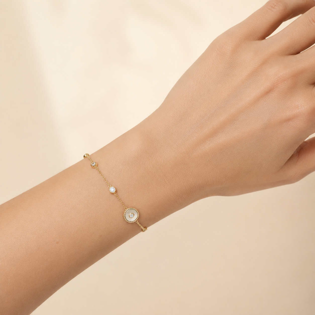 Pulsera Sol Grabado - Imagen 2