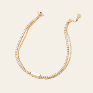 Pulsera Tenis con Barra