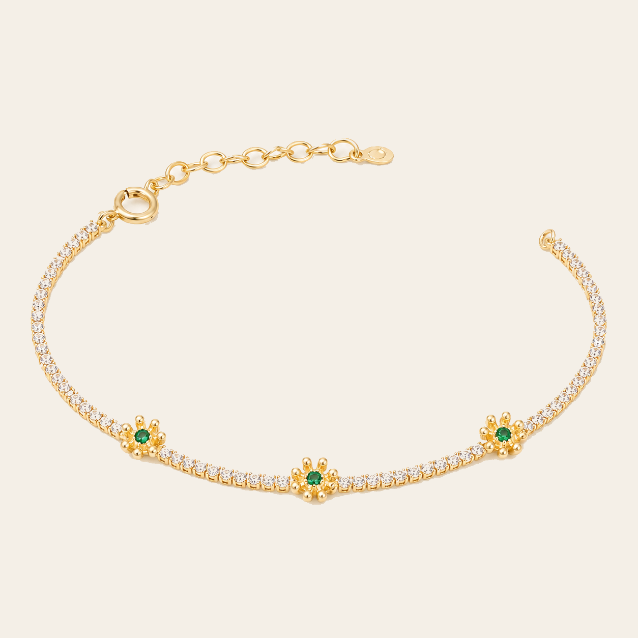 Pulsera Margarita Esmeralda