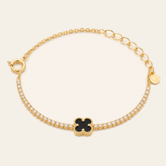 Pulsera Trébol Negro