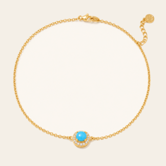 Pulsera Círculo Turquesa