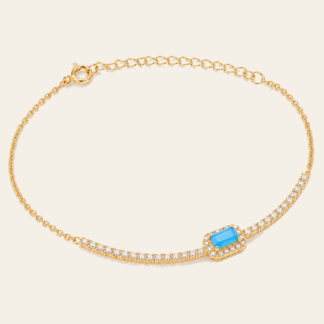 Pulsera Rectángulo Turquesa