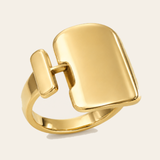 Anillo Placa Moderno