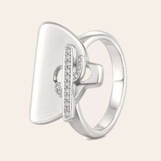 Anillo Placa Cactus