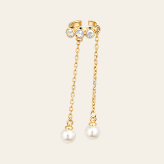 Earcuff Cadena Perlada