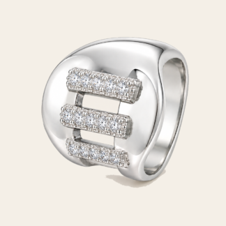 Anillo Domo Tres Hileras